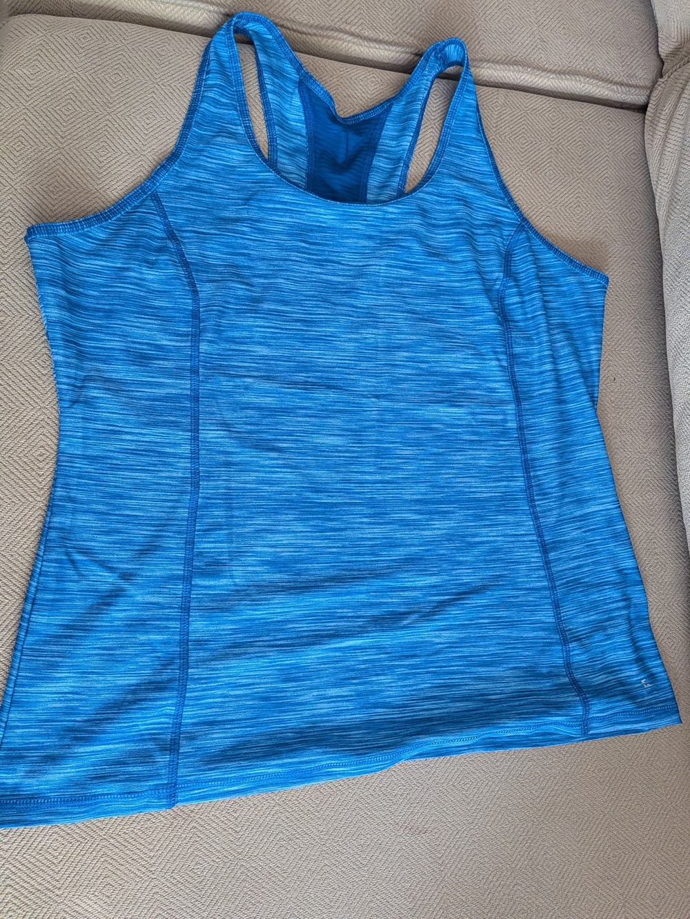 Danskin Blue Racerback Tank - Picture 3 of 7